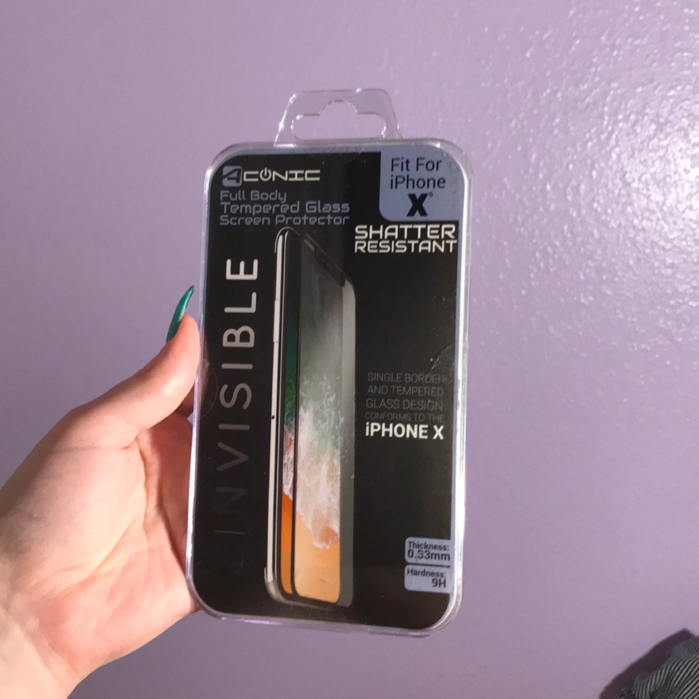 iPhone X screen protector